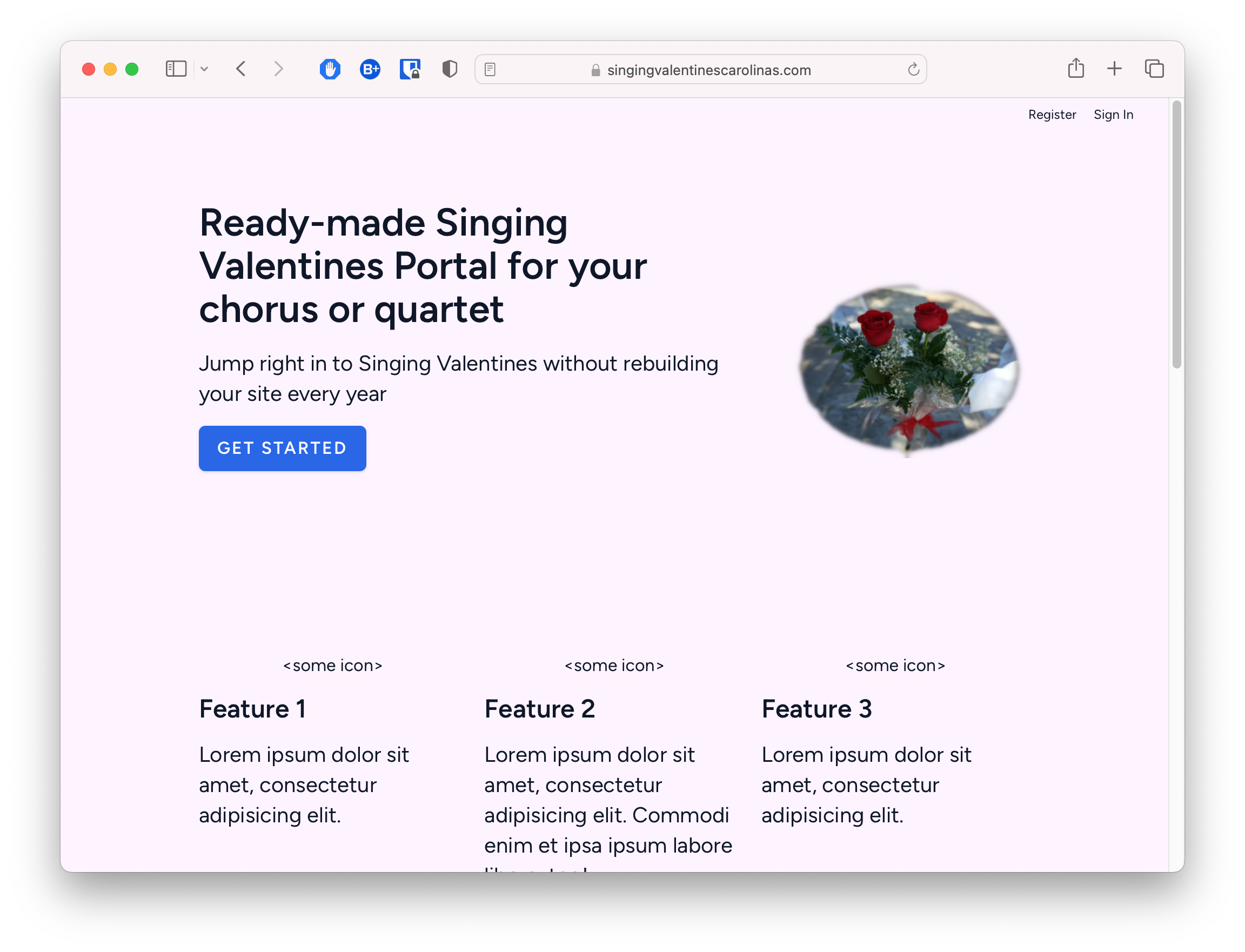 Singing Valentines (Laravel with Inertia and Vue.js)